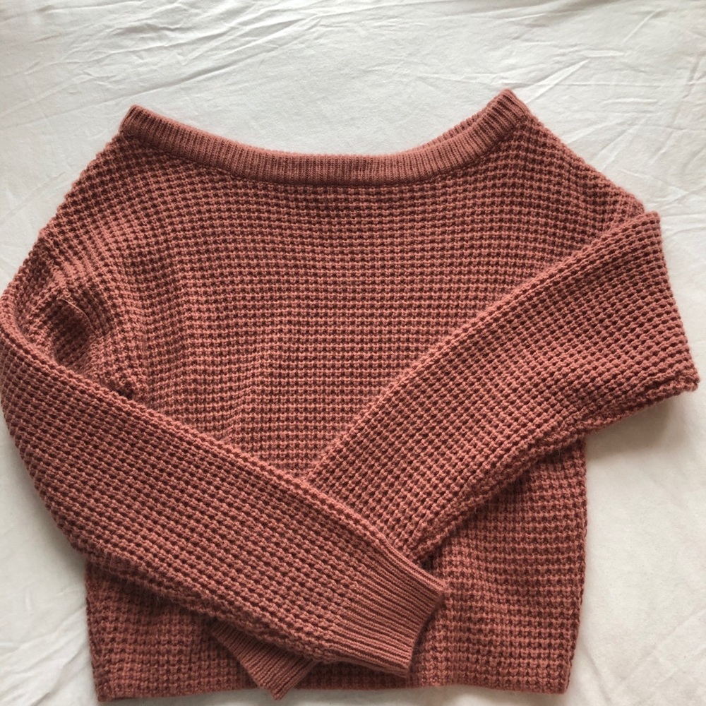 Off the shoulder sweater